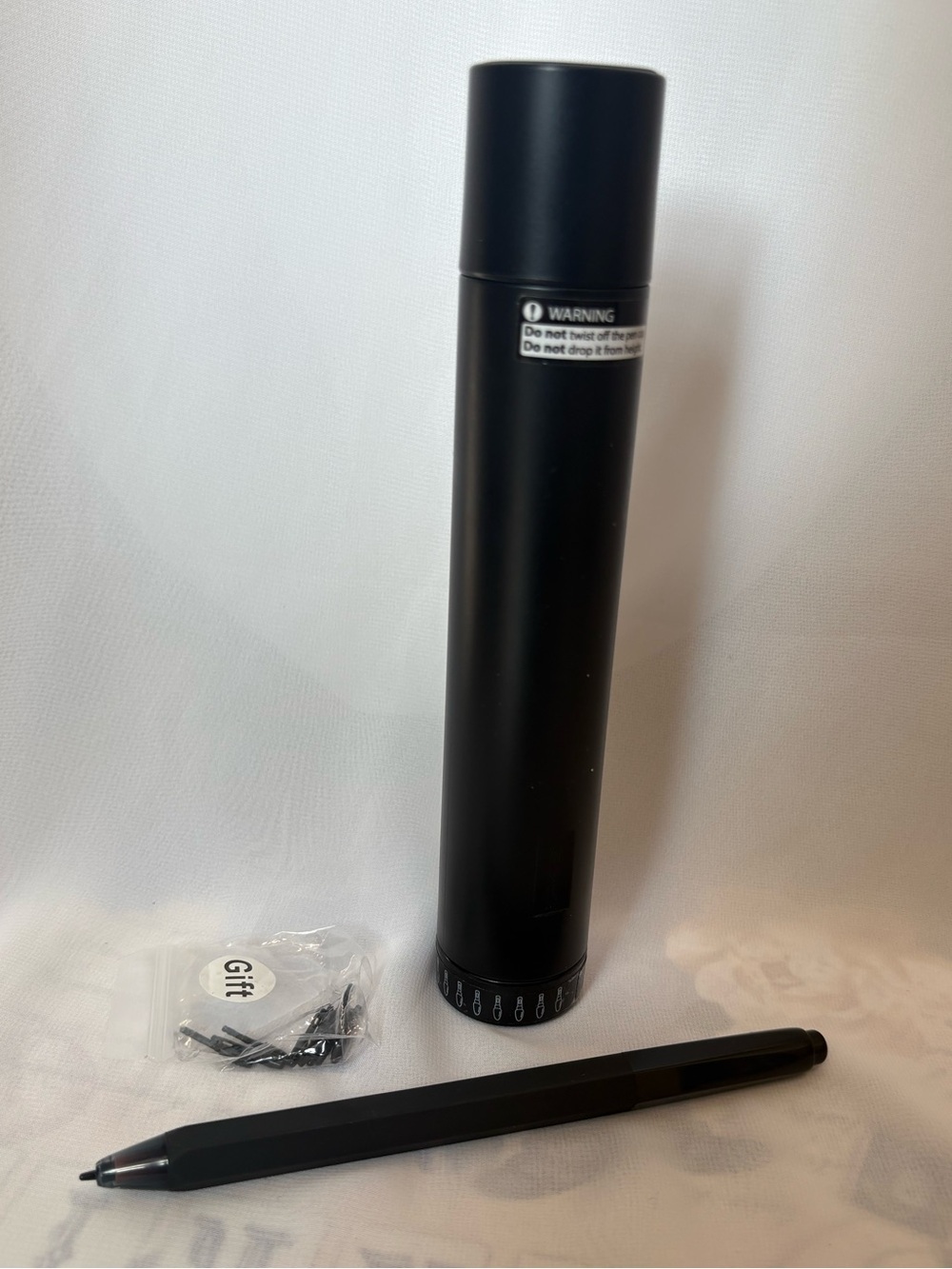 Black Stylus Pen with Protective Tube